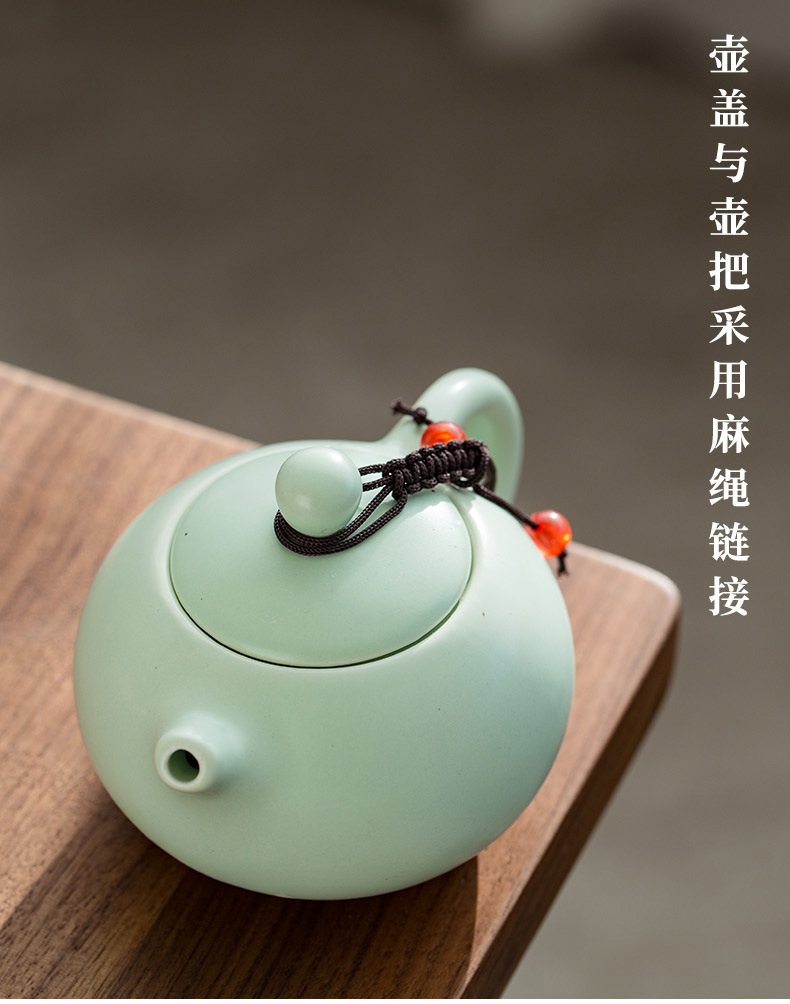 定窑便携包旅行功夫茶具陶瓷西施壶一壶二杯四杯套装定制创意礼品详情9