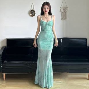 Gentle style, white moonlight dress, fairy-like, super fairy-like, high-end, French style, early autumn pure apricot long-sleeved dress pic 9