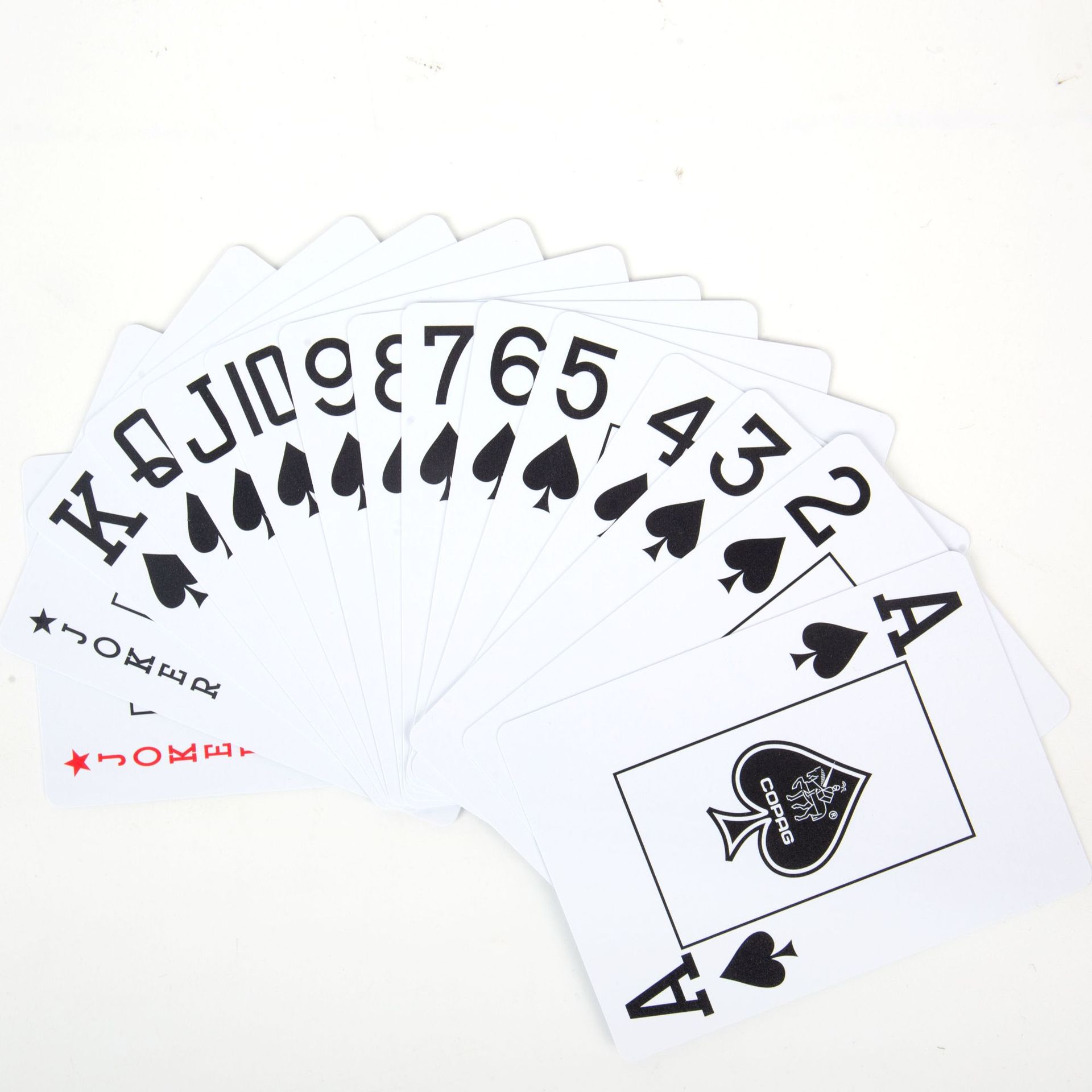 德州大字扑克 塑料POKER CLUB扑克牌 俱乐部扑克 PVC防水扑克详情5
