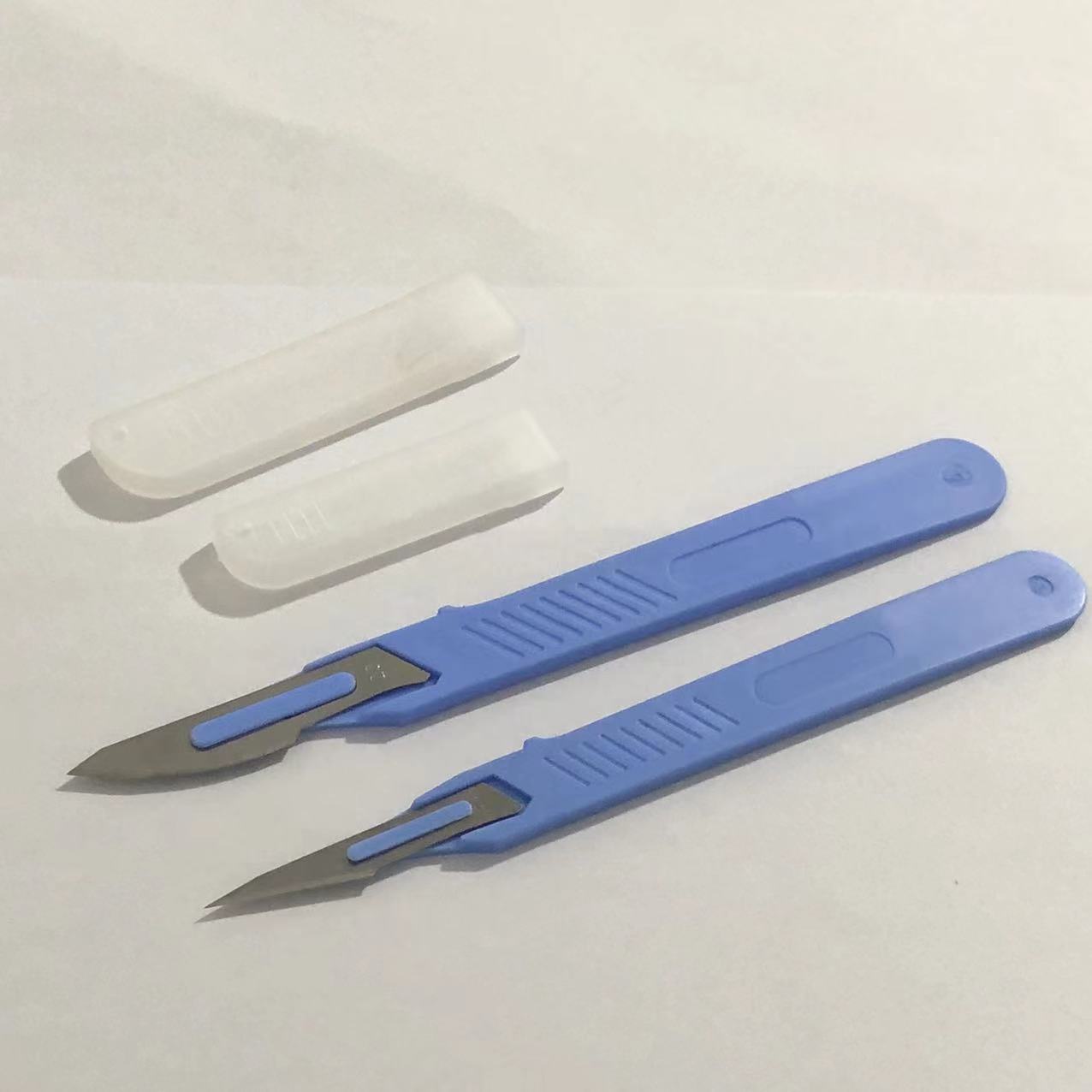 跨界专供一次性塑柄刀手术刀无菌独立铝箔包装医疗刀外科手术刀片详情8