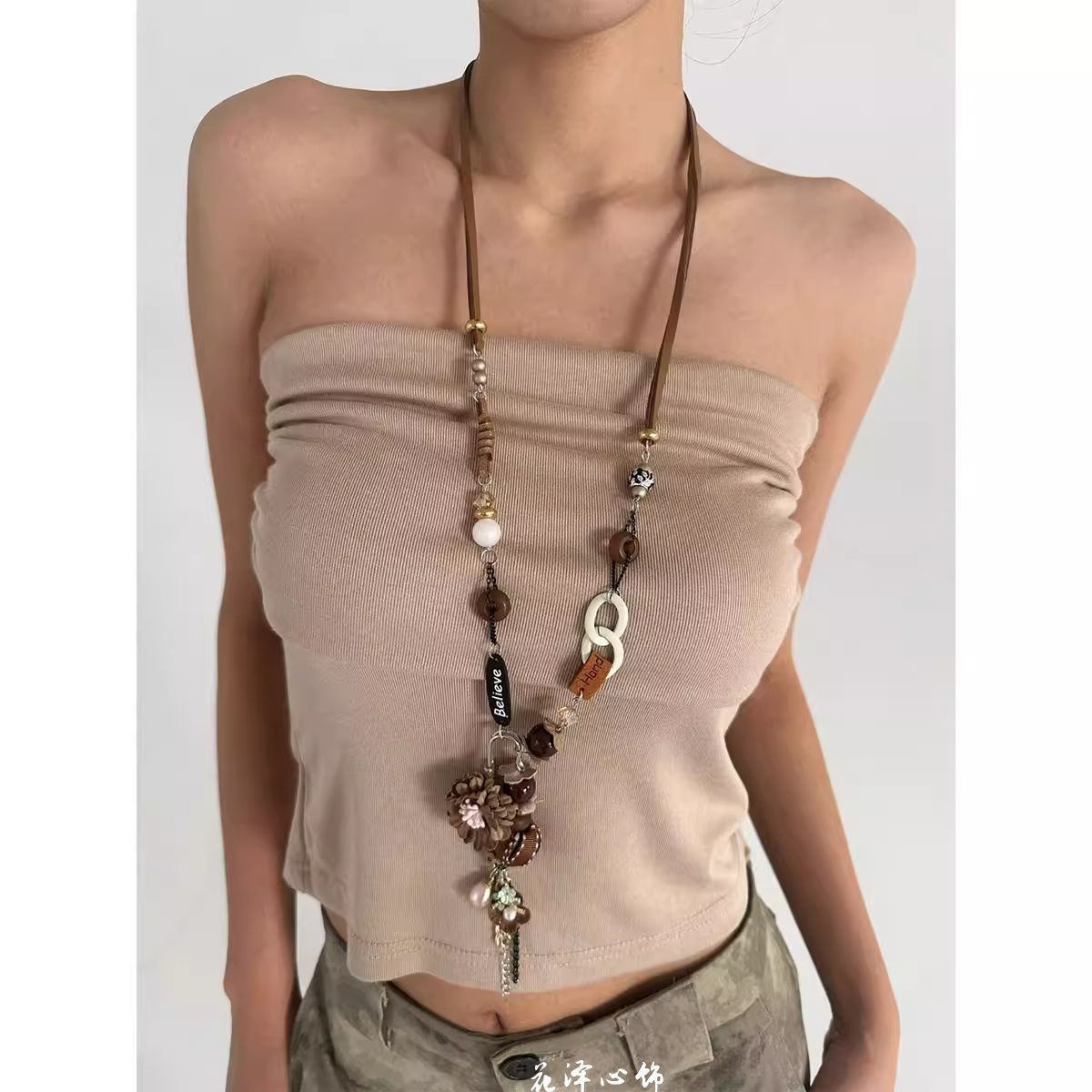 韩版自制!原创韩版ins海洋派大星长款项链小众复古百搭项链颈饰详情13