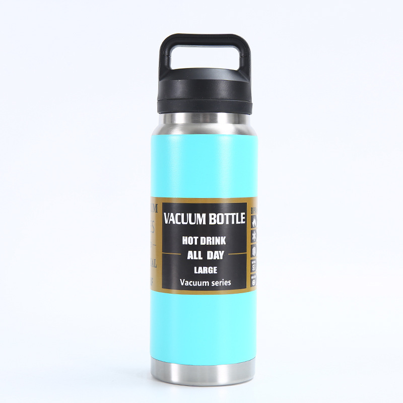 New large-capacity 304 stainless steel insulated cup for foreign trade, outdoor portable double-layer car cup, mountain climbing sports water bottle pic 23