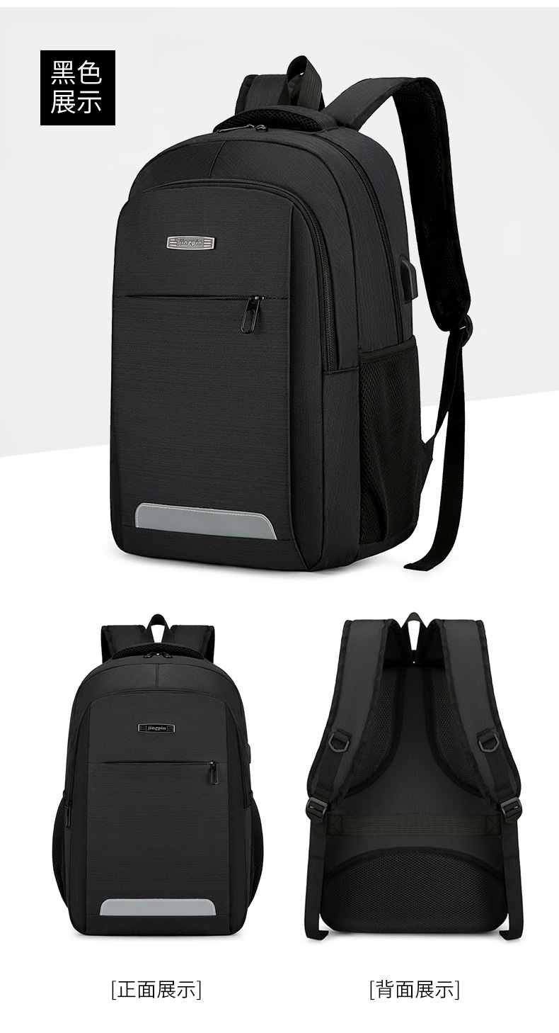 Customized cross-border business backpacks, large-capacity computer backpacks wholesale, usb multi-functional water-resistant backpacks pic 19