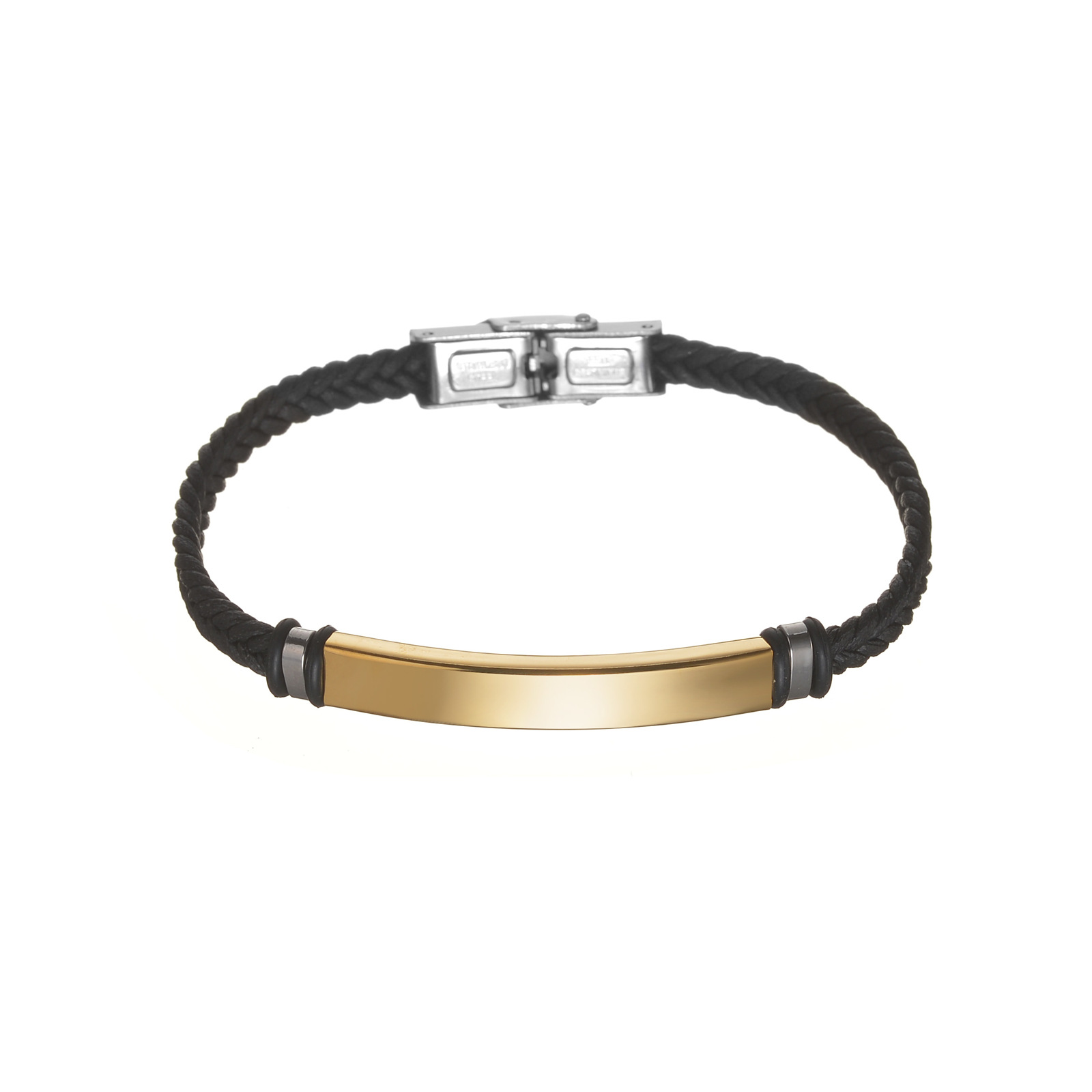 European and American cross-border Amazon classic imitation leather bracelet for women, twisted braided bracelet, couple bracelet, can be engraved with LOGO pic 8