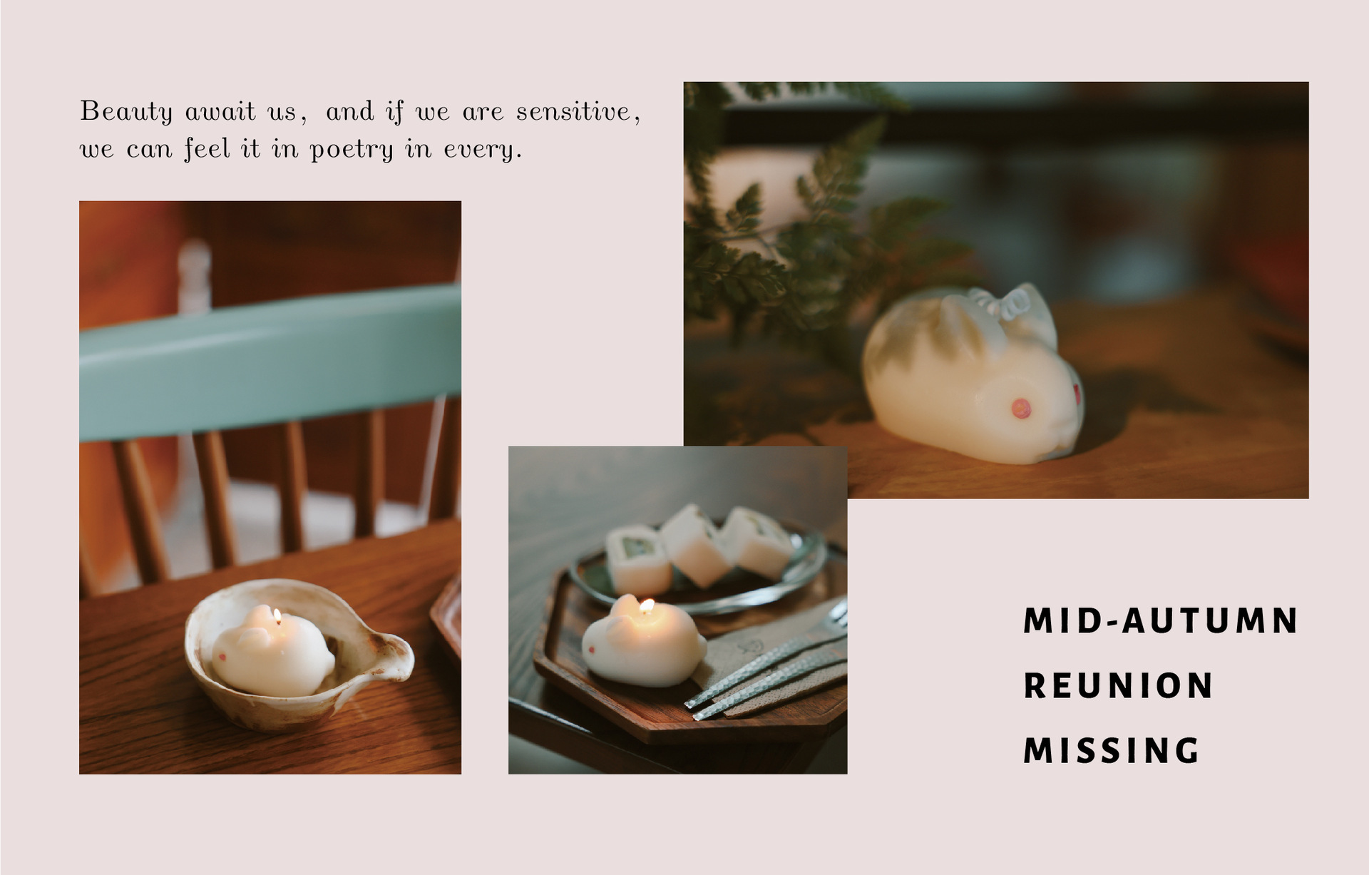 玉兔兔子月兔香薰蜡烛中秋礼品摆件伴手礼礼物详情8