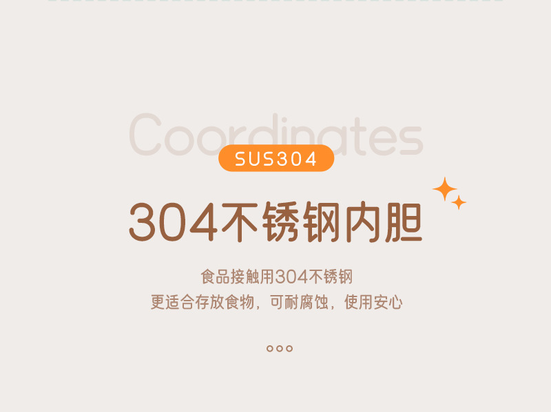 Stainless steel lunch box, multi-layer lunch box, round insulated lunch box, double-layer office worker, student pic 3