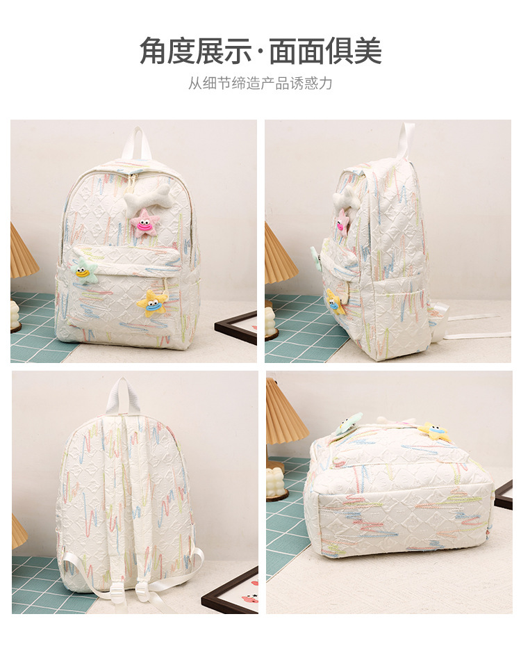 森系新款大容量可爱轻便时尚简约百搭高颜值初高中大学生双肩背包详情28