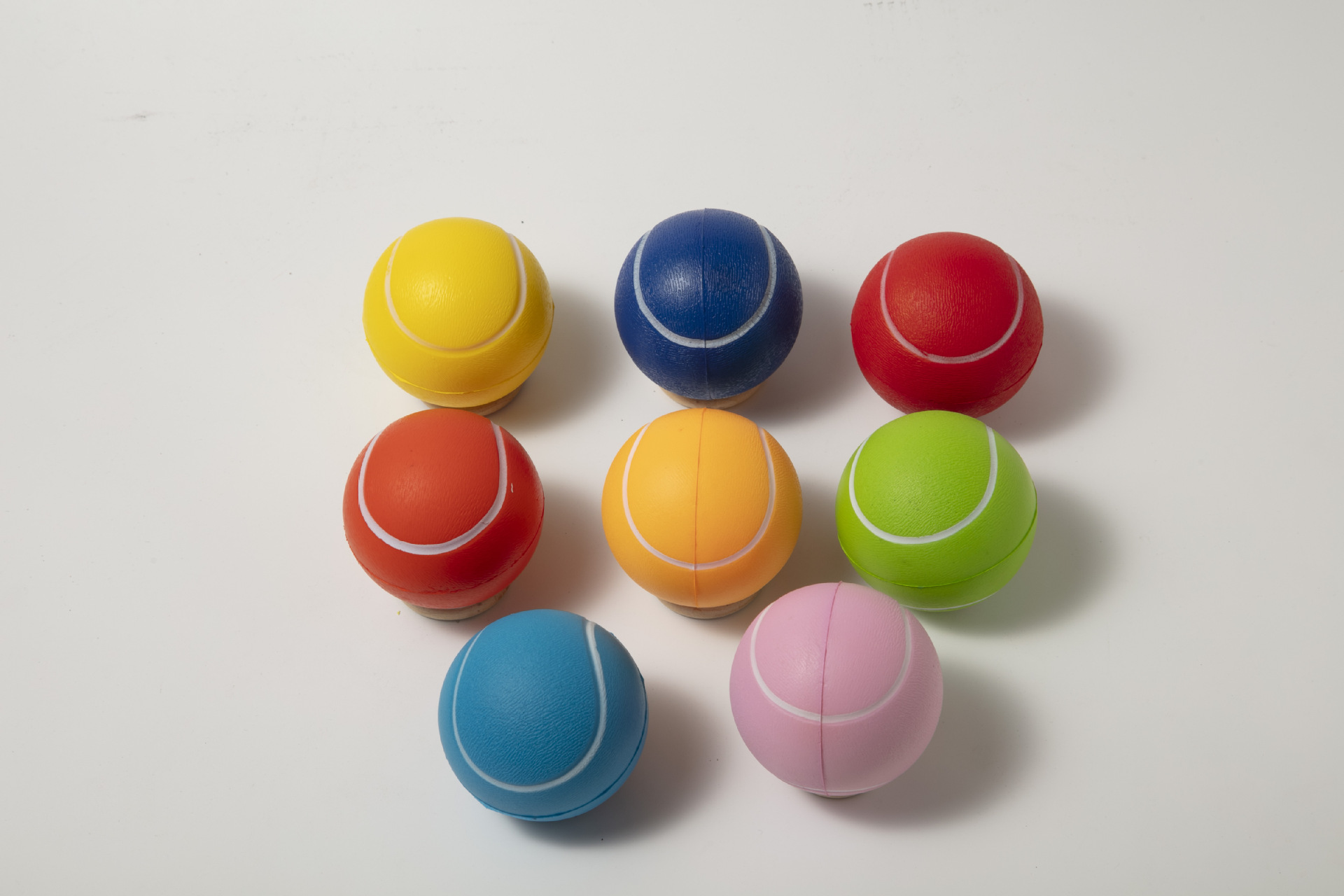 跨境爆款6.3cmPU发泡球光面中弹力发泄压力球海绵手抛球厂家批发详情19