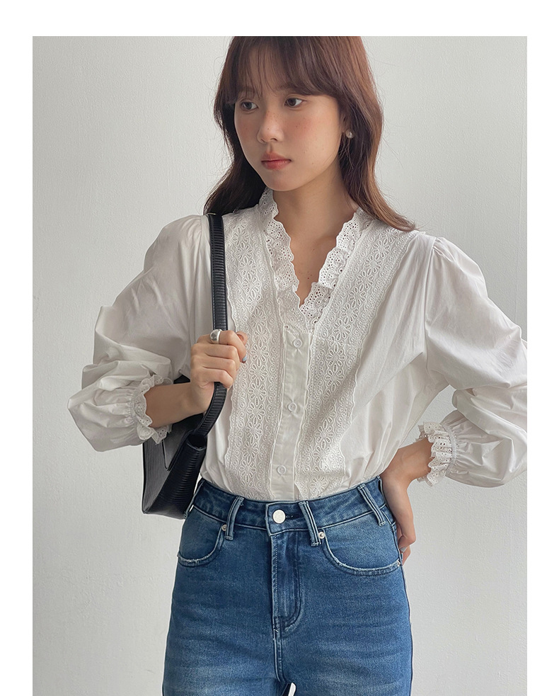 【90s Retro Horn 】 Ge Ming High-waisted slightly flared jeans for Women 2025 Spring New floor-length Pants R155H pic 44