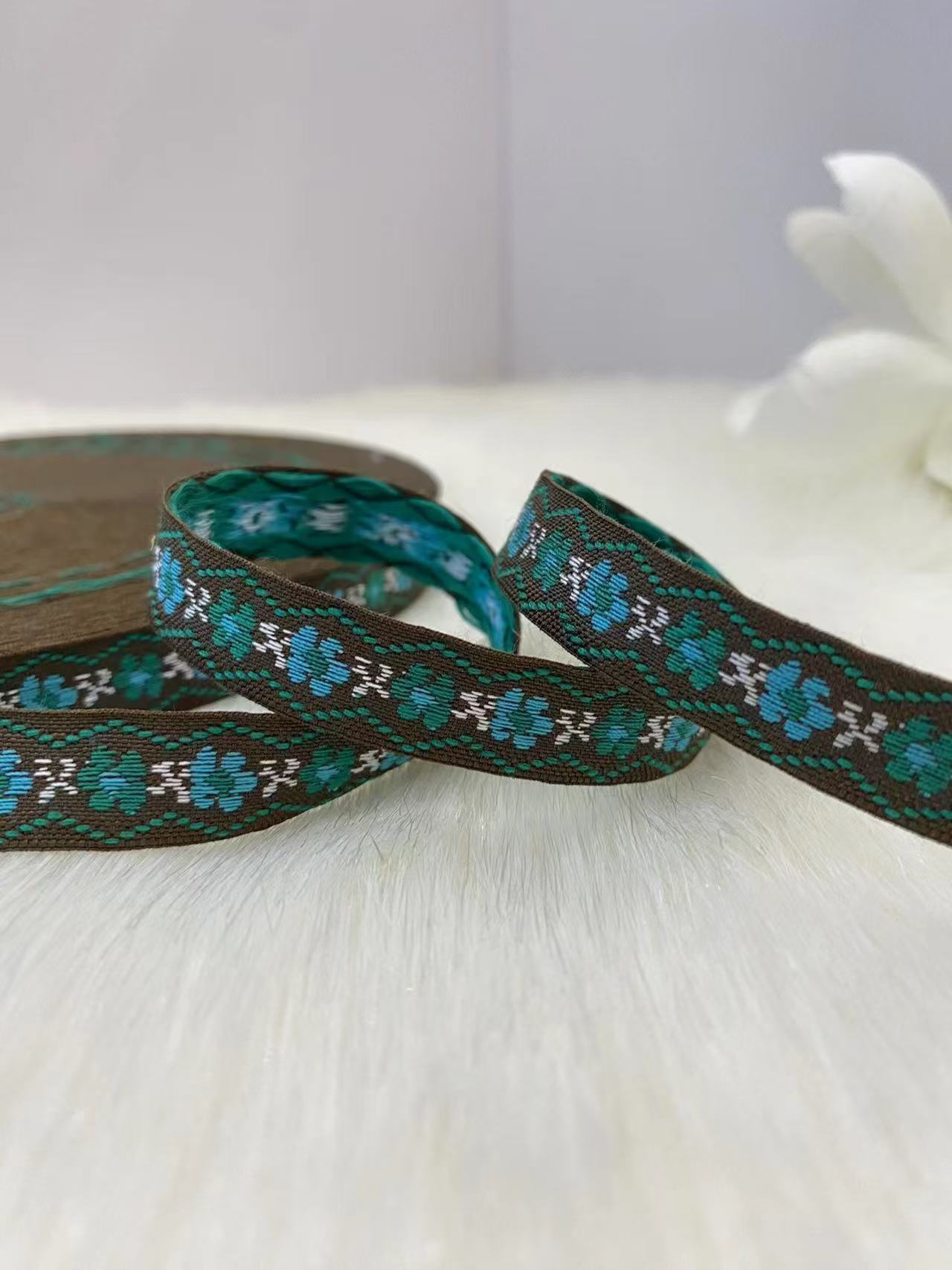 多种款式现货民族风提花刺绣织带新春发饰头饰辅料批发厂家直供详情18