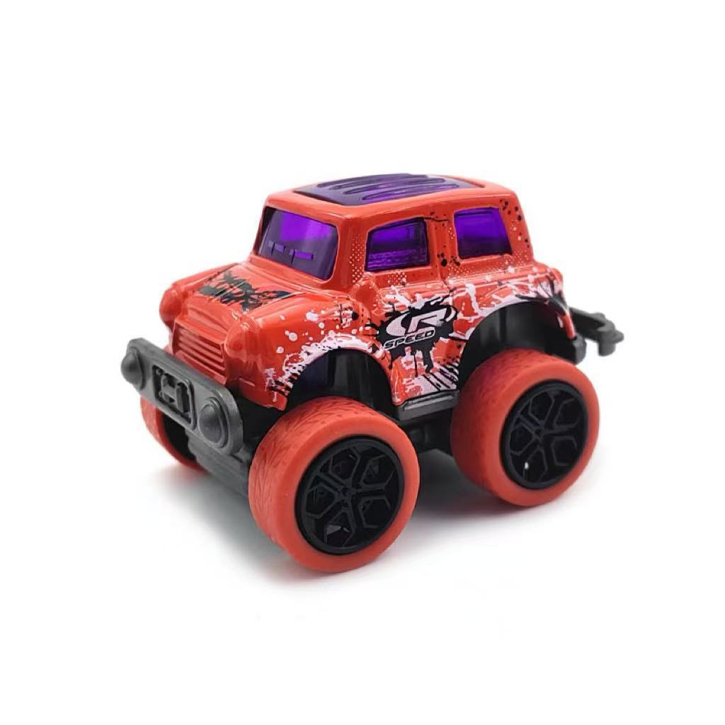Cross-border alloy car, rebound sports car, off-road vehicle, children's educational toy car, inertial racing car, durable mini model pic 9