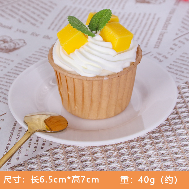 居家仿真假软香纸杯蛋糕冰激凌模型摆设道具食物拍照装饰婚庆道具详情2