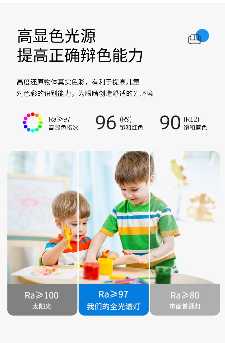 北欧简约24寸卧室风扇灯柔风智能变频吸顶小电扇灯餐厅书房吊扇灯详情7