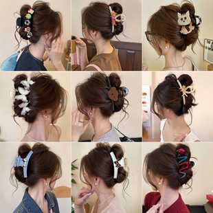 升级版加宽加厚发圈皮筋女提花纹路高弹力耐用头绳时尚马尾发绳1详情11