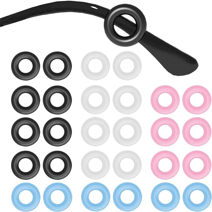 Cross-border best-selling 14 pairs of large silicone round anti-slip foot covers, comfortable and fixed ear hooks and ear pads, perfect eyewear accessories pic 10