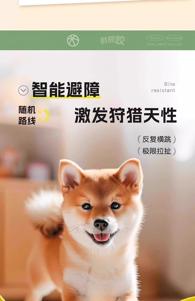 狗狗玩具自动遛狗球耐咬自嗨解闷宠物电动智能逗狗神器小狗跳跳球详情9