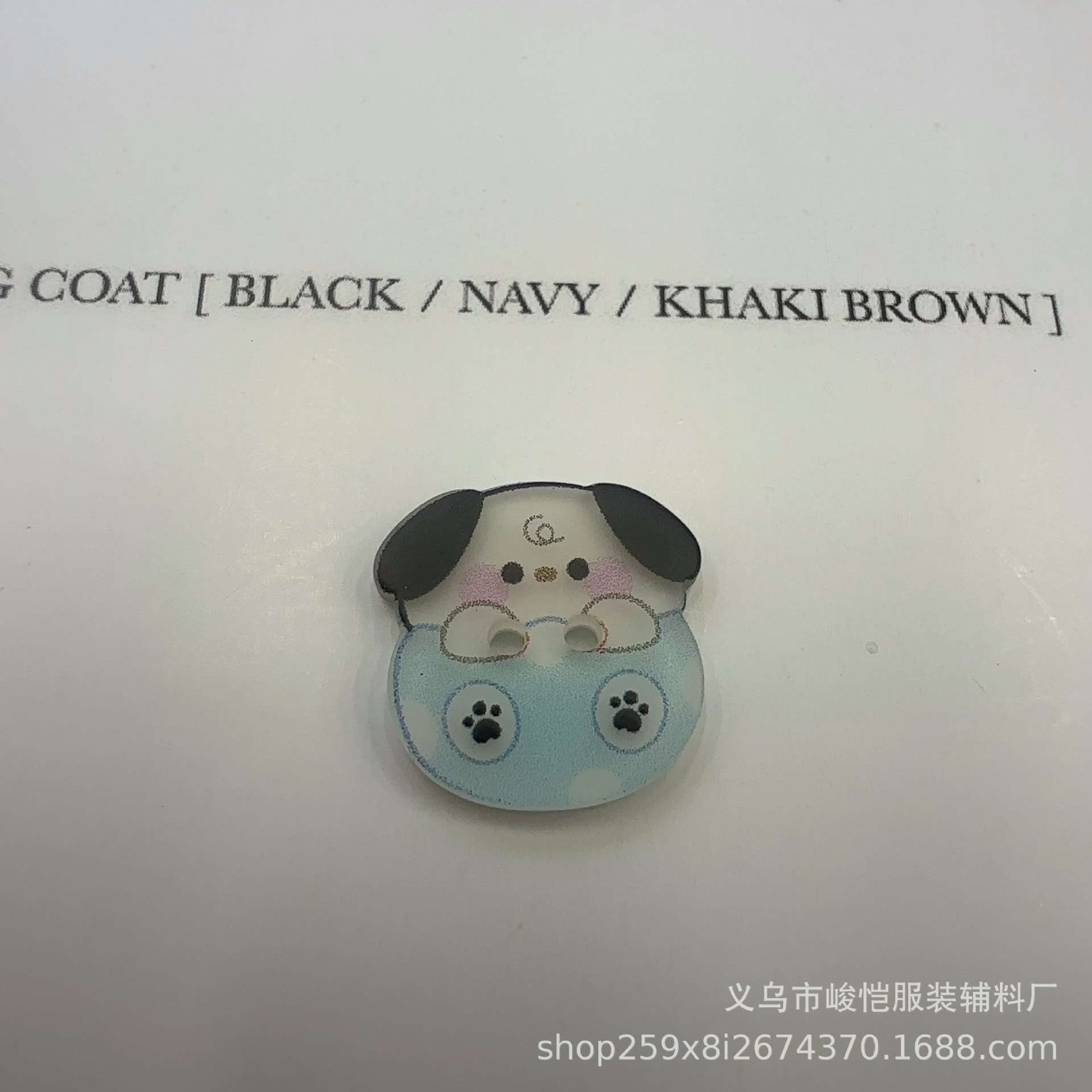A set of 10 cartoon-patterned metal four-piece buttons, disc buttons and sleeve buttons pic 40