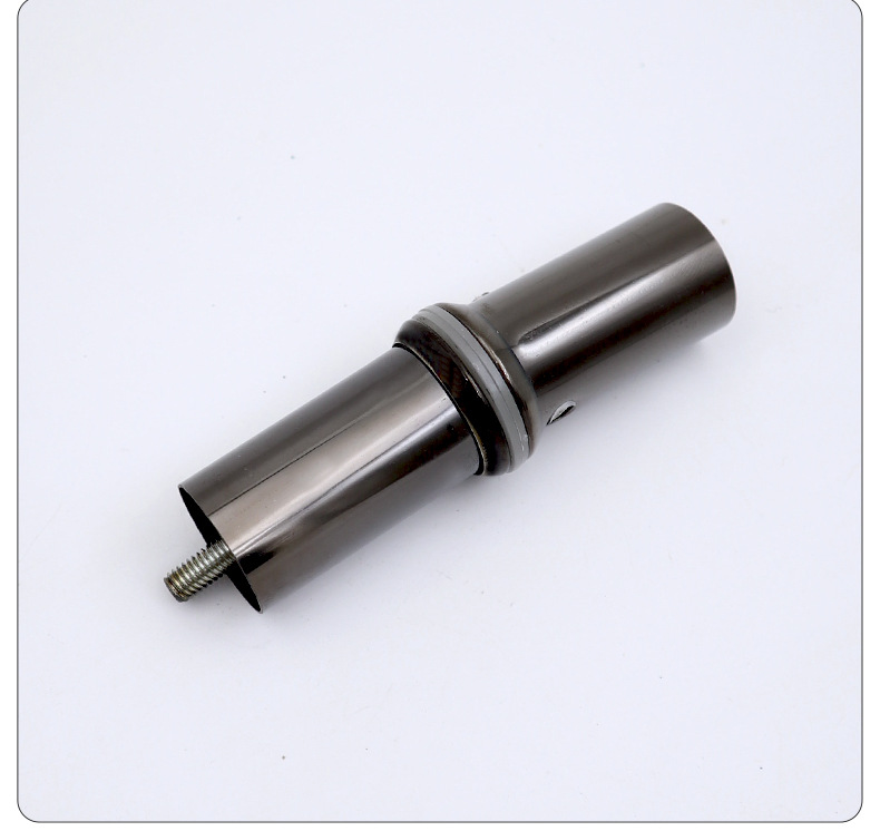 大门拉手脚加厚304不锈钢圆管方管实木拉手配件玻璃门把手固定脚详情18