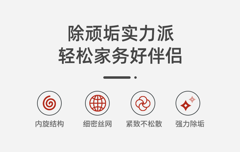 香瓜钢丝球挂绳悬挂不掉丝不生锈厨房家用清洁球不锈钢锅刷洗碗刷详情2