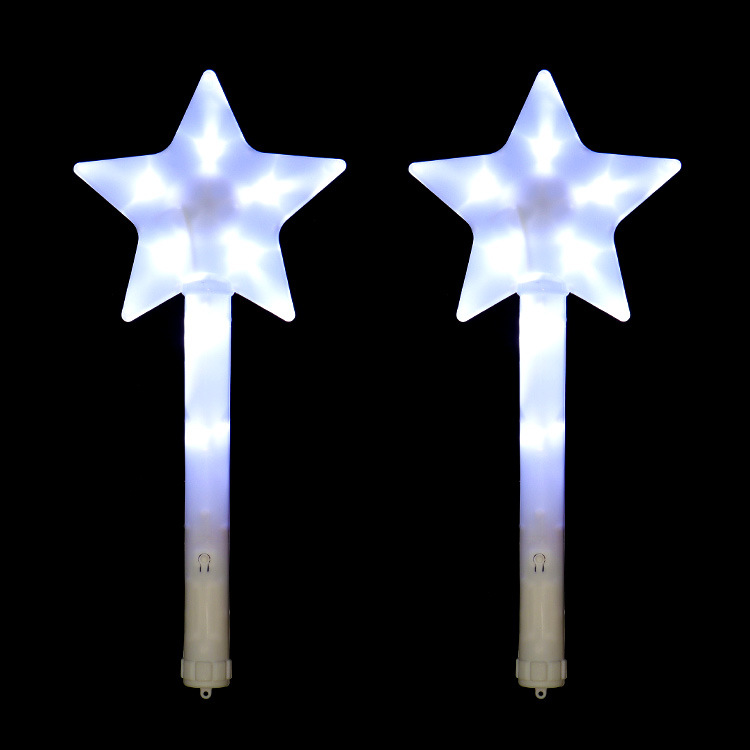 Large five-pointed star flash sticks, flat seven-color five-pointed star glow sticks, concert luminous gifts manufacturer wholesale pic 21
