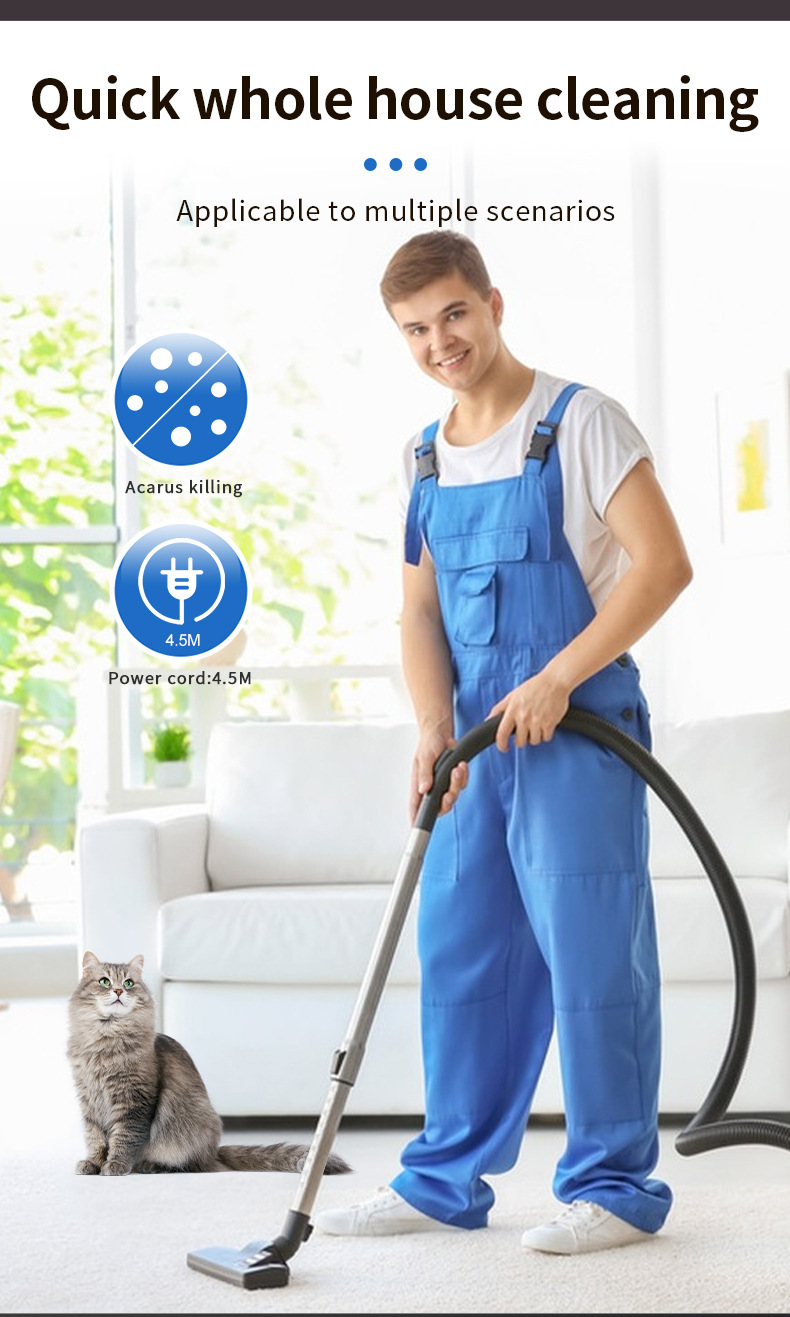 Cross-border European and American standard dust and mite removal vacuum cleaner, vacuum household dust collector, high-power dry wired vacuum cleaner pic 6