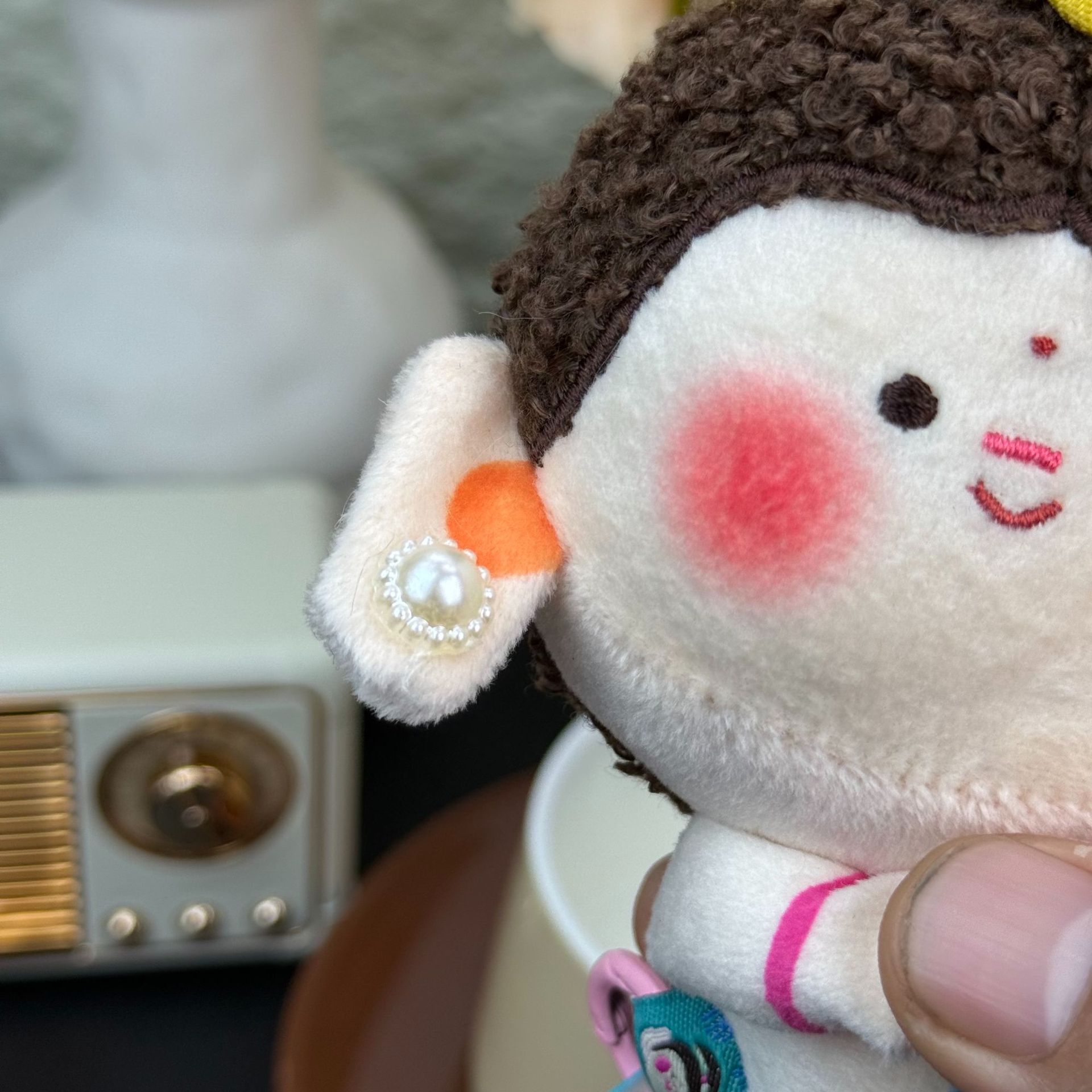 Buddha Xiaoban Lotus Small Buddha Bag Pendant, car pendant, Shanxi Datong cultural and Creative souvenir pendant, plush toy doll pic 11
