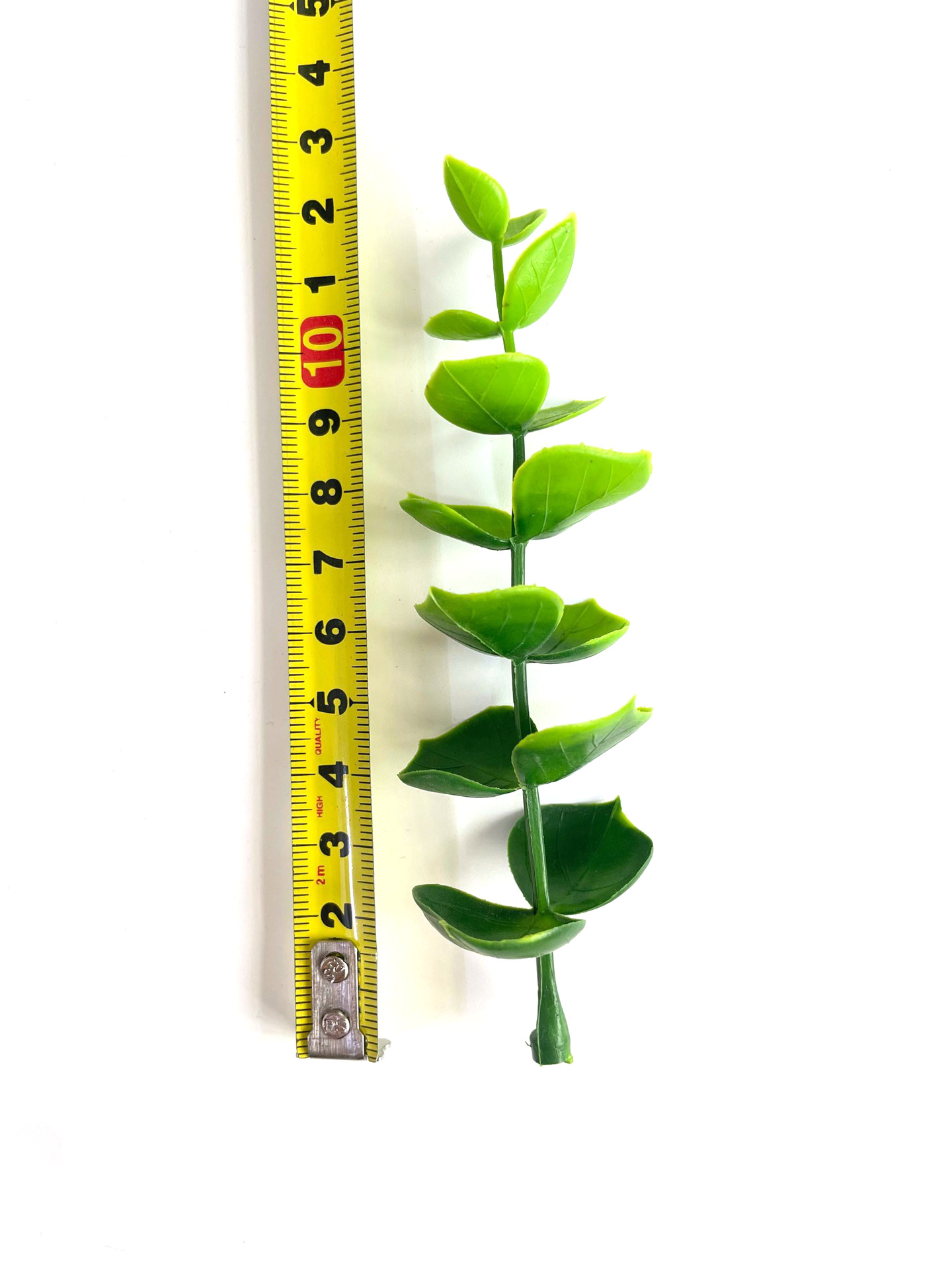 厂家批发仿真尤加利金钱草桉树叶绿植塑料水草假花配件办公园艺装饰详情7