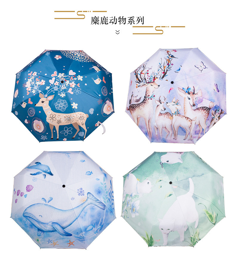 折叠遮阳雨伞定制logo来图定做可印图片彩色明星私人订制伞广告伞详情11