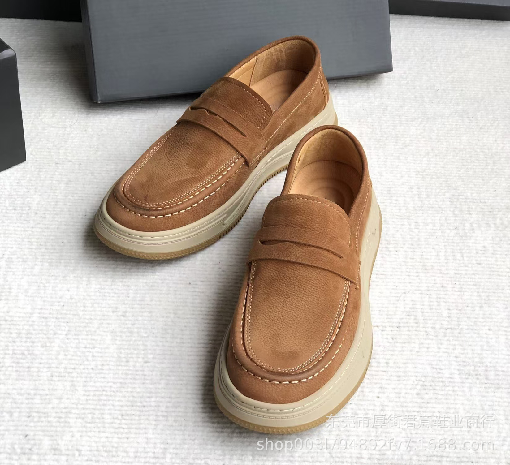 High-end original single 2024 autumn/winter new flat round toe matte cowhide casual shoes, spring and autumn simple board shoes from Dongguan pic 9
