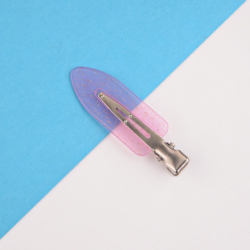 Korean diy cream clips, seamless hair clips, summer side hair clips, duckbill-shaped makeup bangs clips, broken hair clips, headwear pic 6
