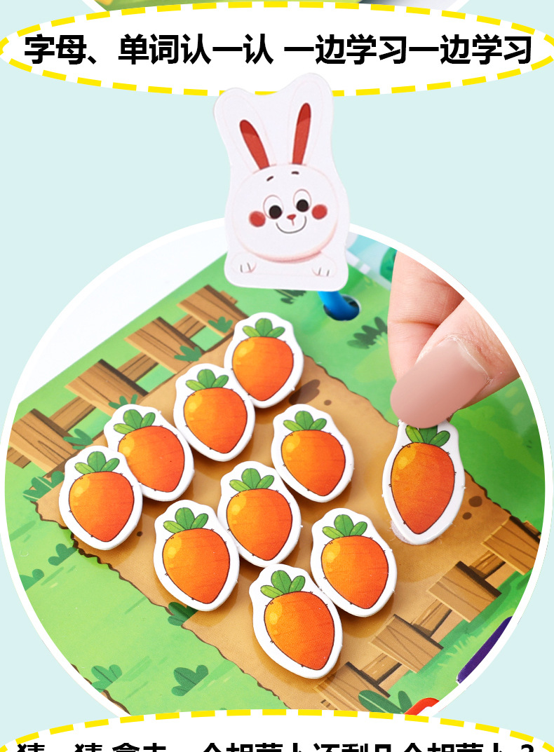 跨境早教启蒙撕拉安静书免裁剪忙碌书busybook益智认知反复黏贴书详情10