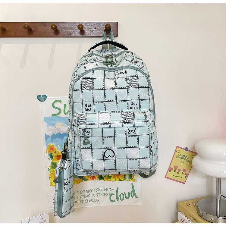New style schoolbag for girls, Korean-style workwear backpack, ins Japanese style backpack for junior high school, high school and college students pic 4