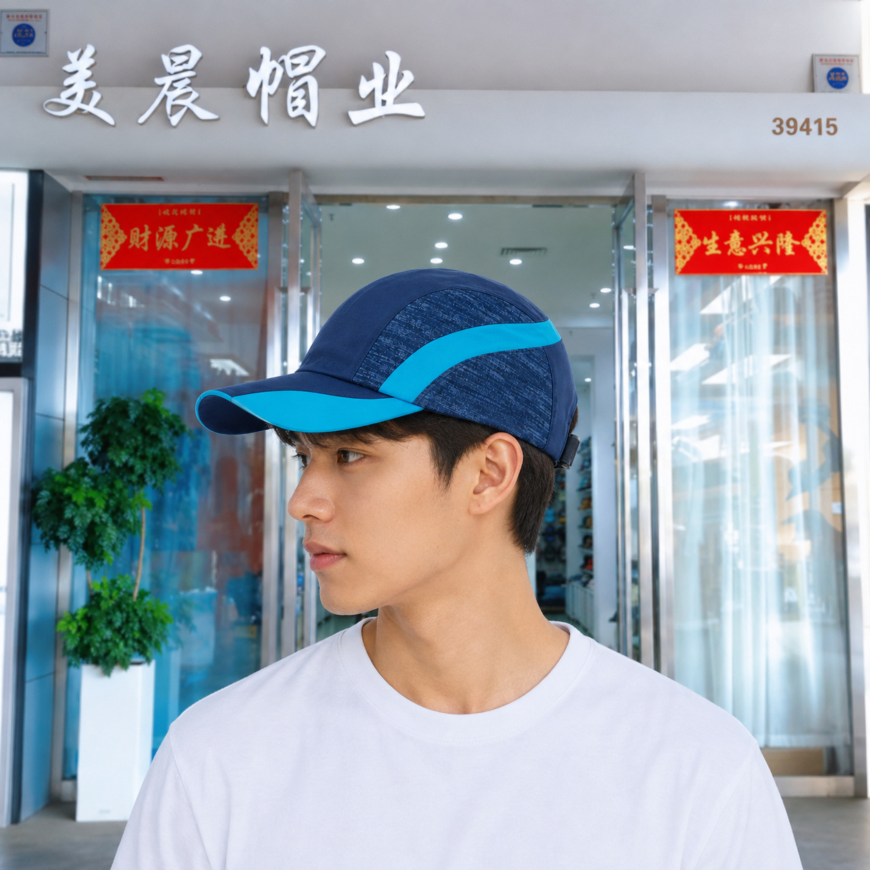Verano 2026 malla personalizada al aire libre béisbol sombrero transpirable protección solar bordado logotipo duck tongue cap wholesale fábrica directa suministro pic 8