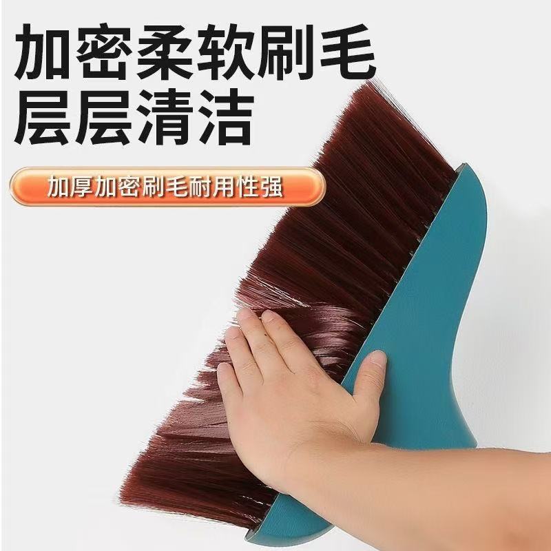 40CM large broom, high-end soft-bristled household indoor broom, long handle, enlarged and thickened, durable large broom pic 4
