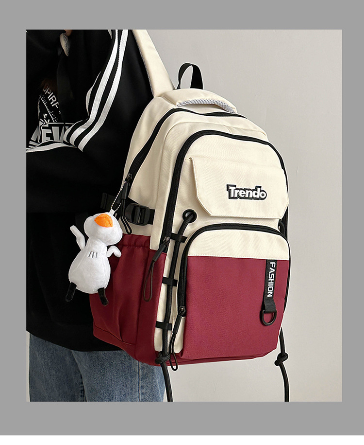 Schoolbag for boys, large capacity, high-end feel, 2025 new style for boys, high school students, backpacks for girls, college students pic 1