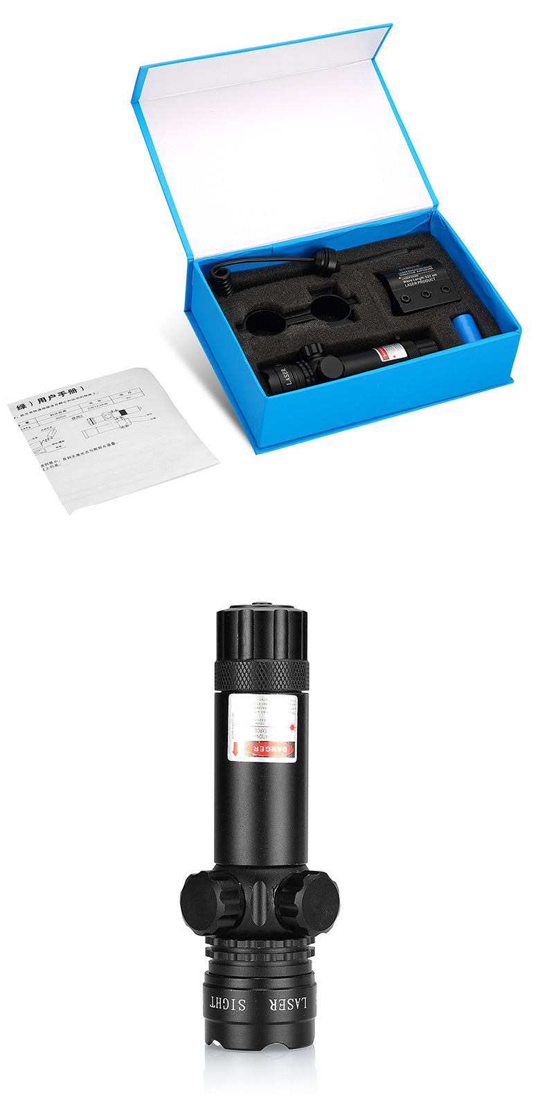 跨境新品803激光瞄准器红绿激光货源绿瞄准校准器精准校准详情8