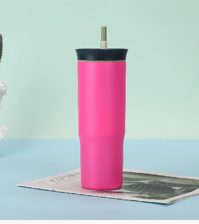 New cross-border 304 stainless steel insulated cup with handle, 40oz large capacity outdoor straw ice cube cup, daily necessities pic 28