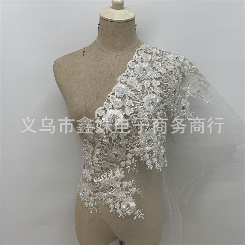 Sequined embroidery, applique, bubble bead, barcode, wedding dress, evening gown, clothing accessories and accessories pic 1