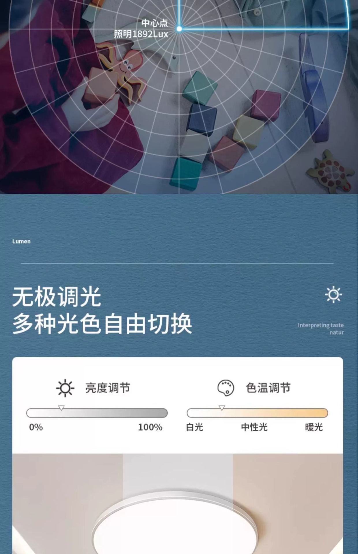 led吸顶灯三防卧室灯现代简约阳台房间灯卫生间圆形房间护眼主灯详情11