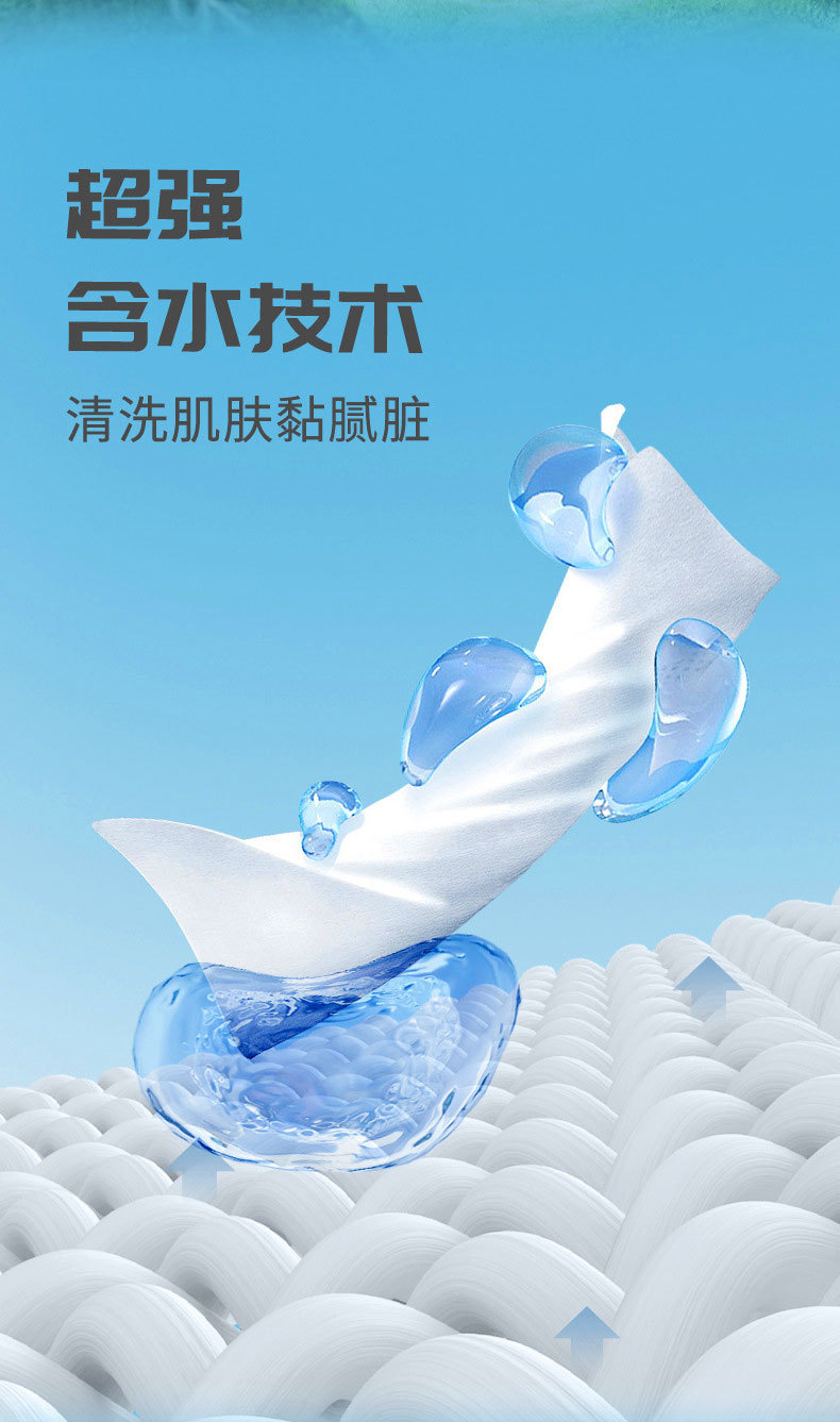 80抽大包湿厕纸家用可冲散可降解家庭装卫生擦屁屁湿巾湿纸巾详情10