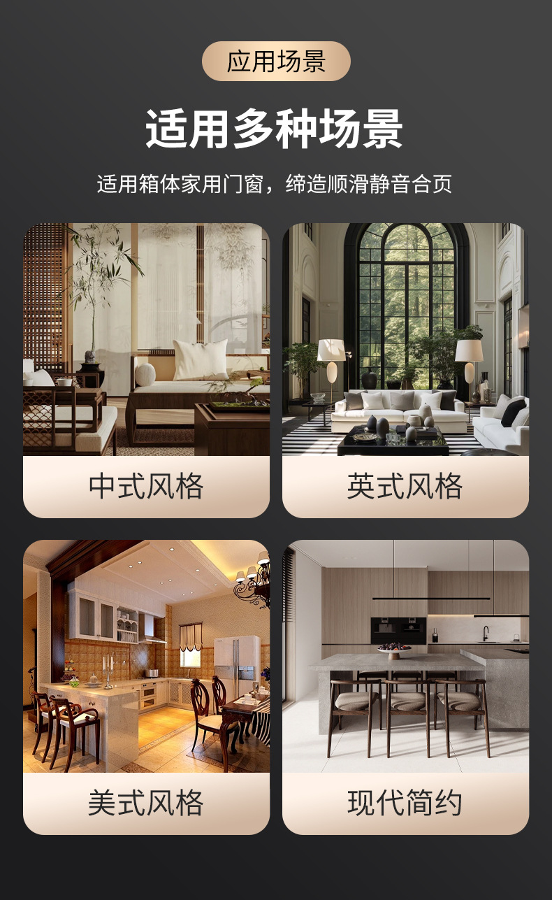 厂家定制5寸脱卸平开合页黑色静音轴承木门合页门窗铰链可拆卸详情12