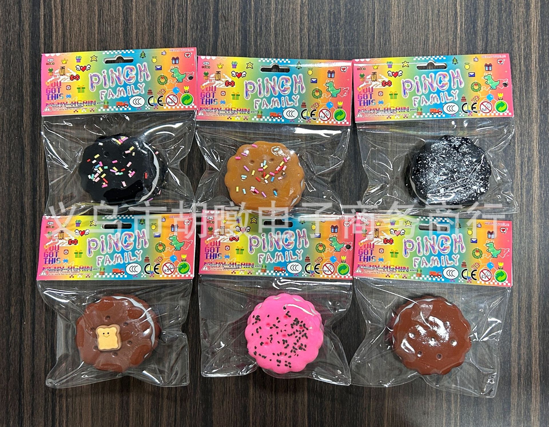 新款马卡龙夹心饼干仿真食玩捏捏乐烂泥感高颜值解压发泄玩具捏捏详情2