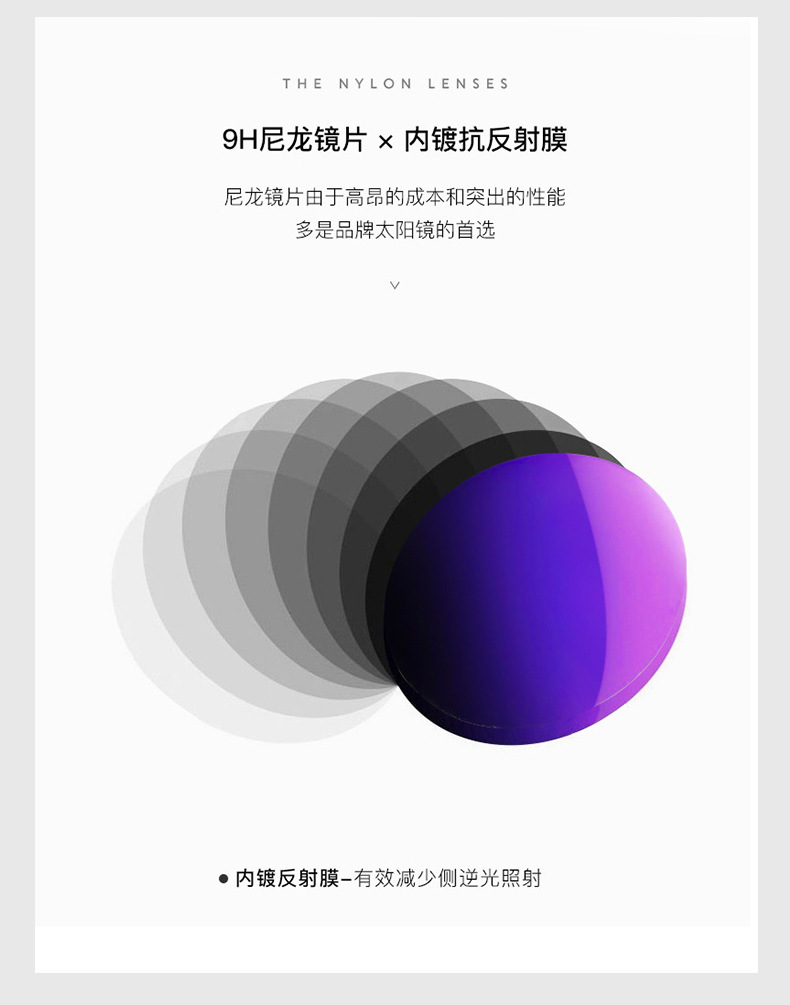 太阳镜内镀绿膜尼龙男士时尚高级感墨镜骑行记忆超弹高清女士眼镜详情10
