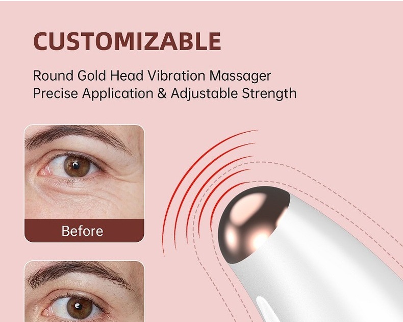 家用美容仪热敷护眼黑眼圈美眼仪振动按摩瘦脸仪面部提拉紧致详情15