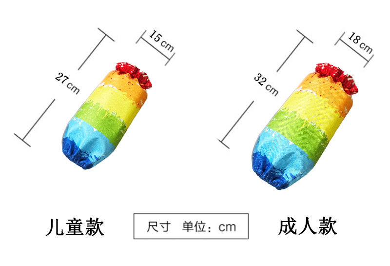 彩虹撞色画室围裙印花小孩围裙美术围裙帆布牛仔亚麻围裙厨房跨境详情25