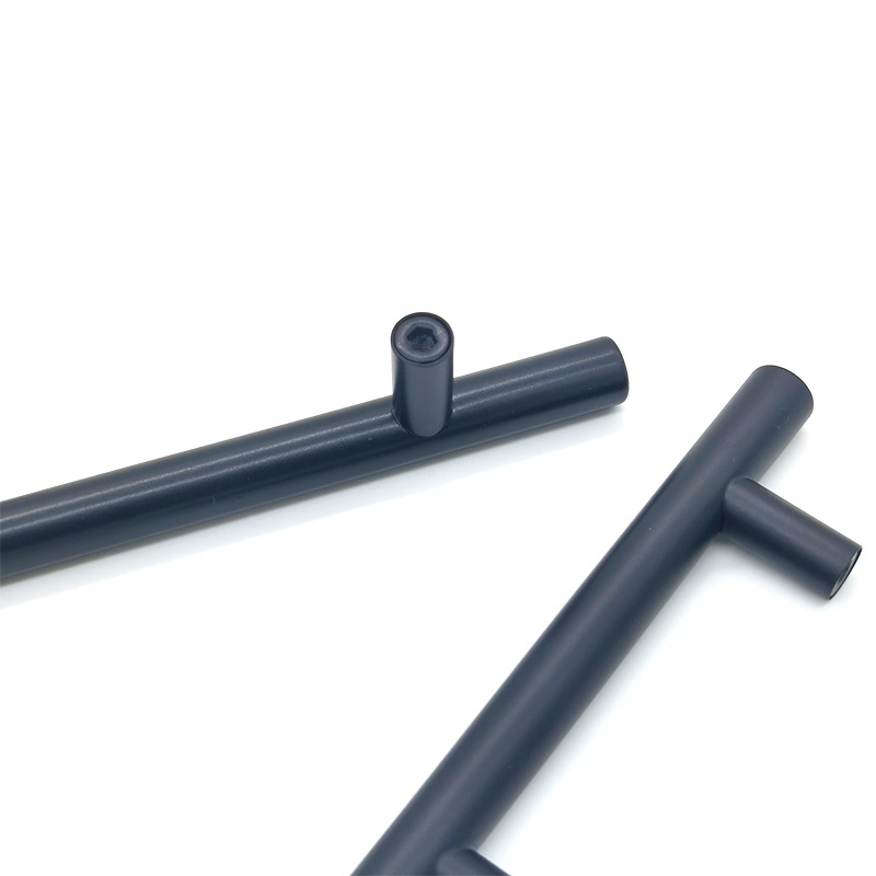 不锈钢拉手橱柜拉手柜门拉手抽屉把手家具拉手空心T型小拉手详情6