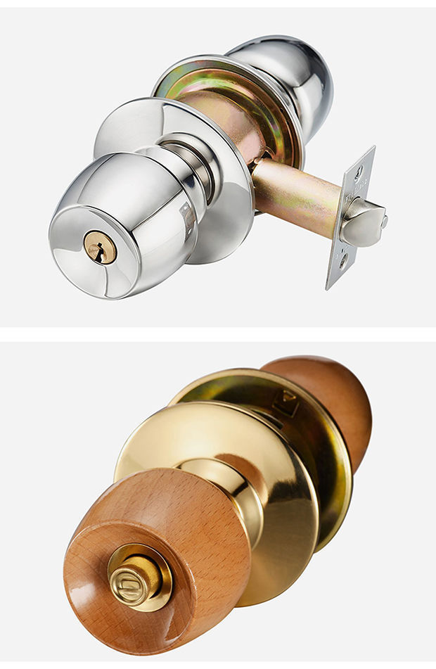 圆锁不锈钢球锁圆头房门锁卫生间老式卧室球形锁室内门锁球通用型详情14