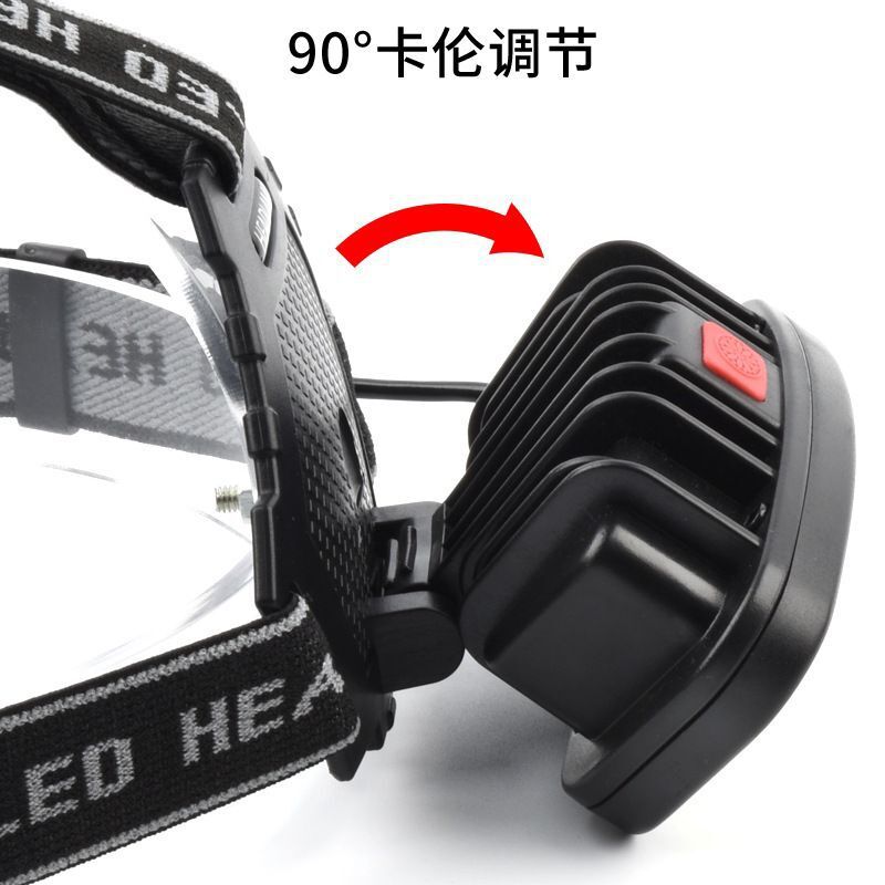 强光多功能COB头灯大泛围光源高亮LED红白光户外露营充电工作头灯详情6