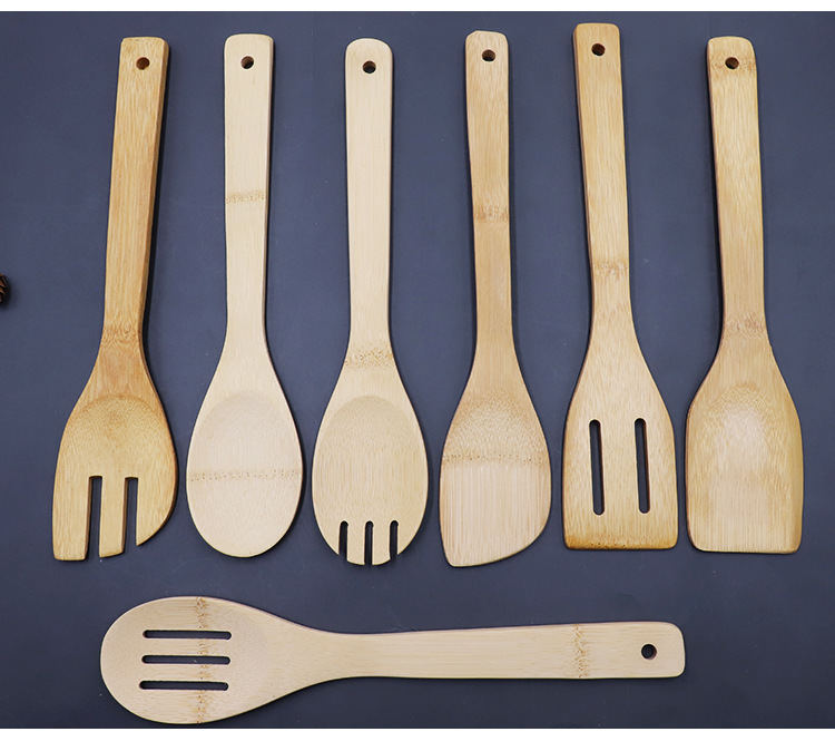 厂家竹铲子不粘锅家庭用寿司饭勺批发竹木饭勺竹木勺详情5