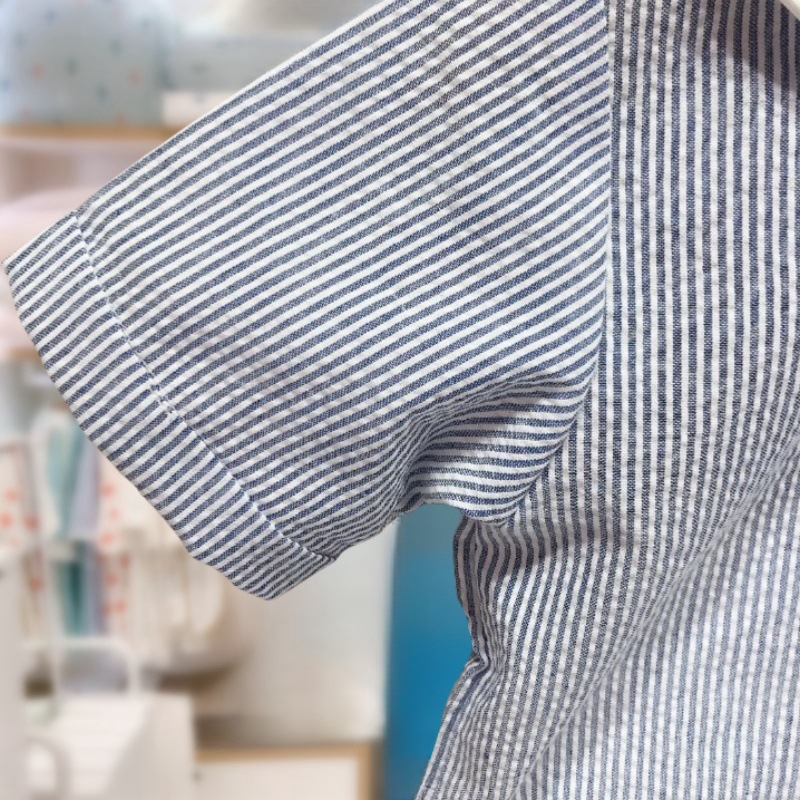 Summer new navy collar striped short-sleeved shirt and shorts two-piece set for boys, stylish MS530701 pic 20